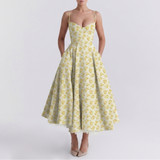 Felicity Corset Fit-and-Flare Midi Dress – view 11