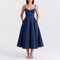 Felicity Corset Fit-and-Flare Midi Dress – view 13