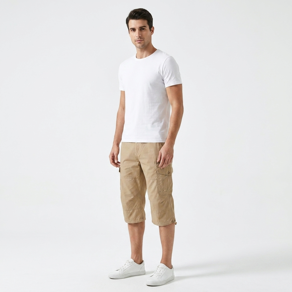 Fitzgerald Relaxed 3/4 Cargo Shorts – view 1