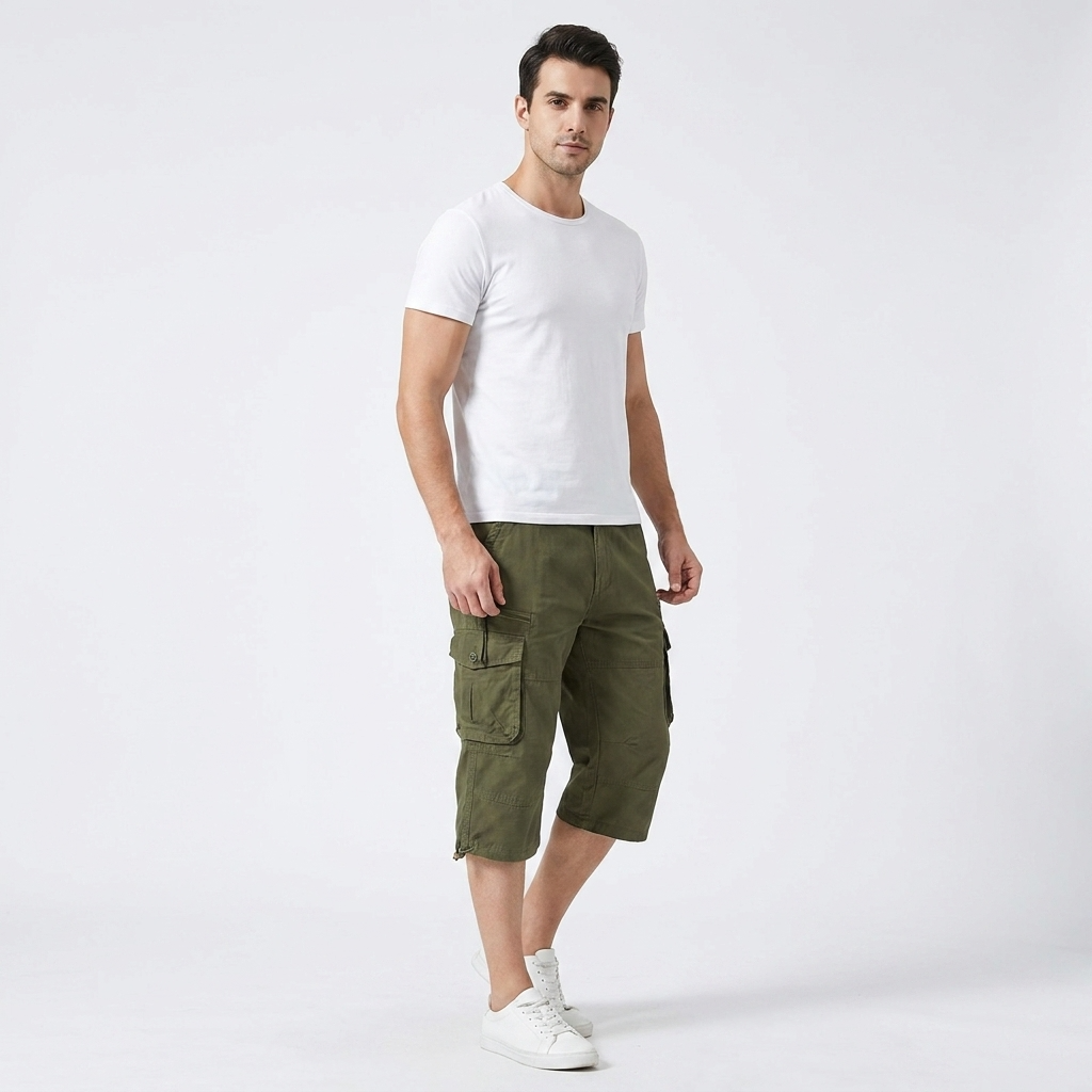Fitzgerald Relaxed 3/4 Cargo Shorts – view 4
