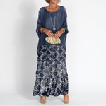Fleur Tiered Ruffle Chiffon Maxi Dress – view 13