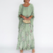 Fleur Tiered Ruffle Chiffon Maxi Dress – view 15