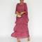 Fleur Tiered Ruffle Chiffon Maxi Dress – view 7