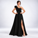 Florence One-Shoulder Ruffle Maxi Dress – view 5