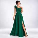 Florence One-Shoulder Ruffle Maxi Dress – view 8