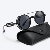 Forbes Round Double-Bridge Sunglasses – view 3