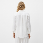 Frances Linen-Look V-Neck Button Shirt – view 2