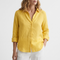 Frances Linen-Look V-Neck Button Shirt – view 9