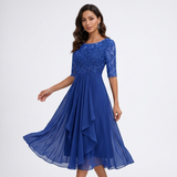 Gabrielle Lace Bodice Midi Dress – view 11