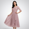Gabrielle Lace Bodice Midi Dress – view 12