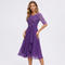 Gabrielle Lace Bodice Midi Dress – view 8