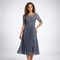 Gabrielle Lace Bodice Midi Dress – view 9