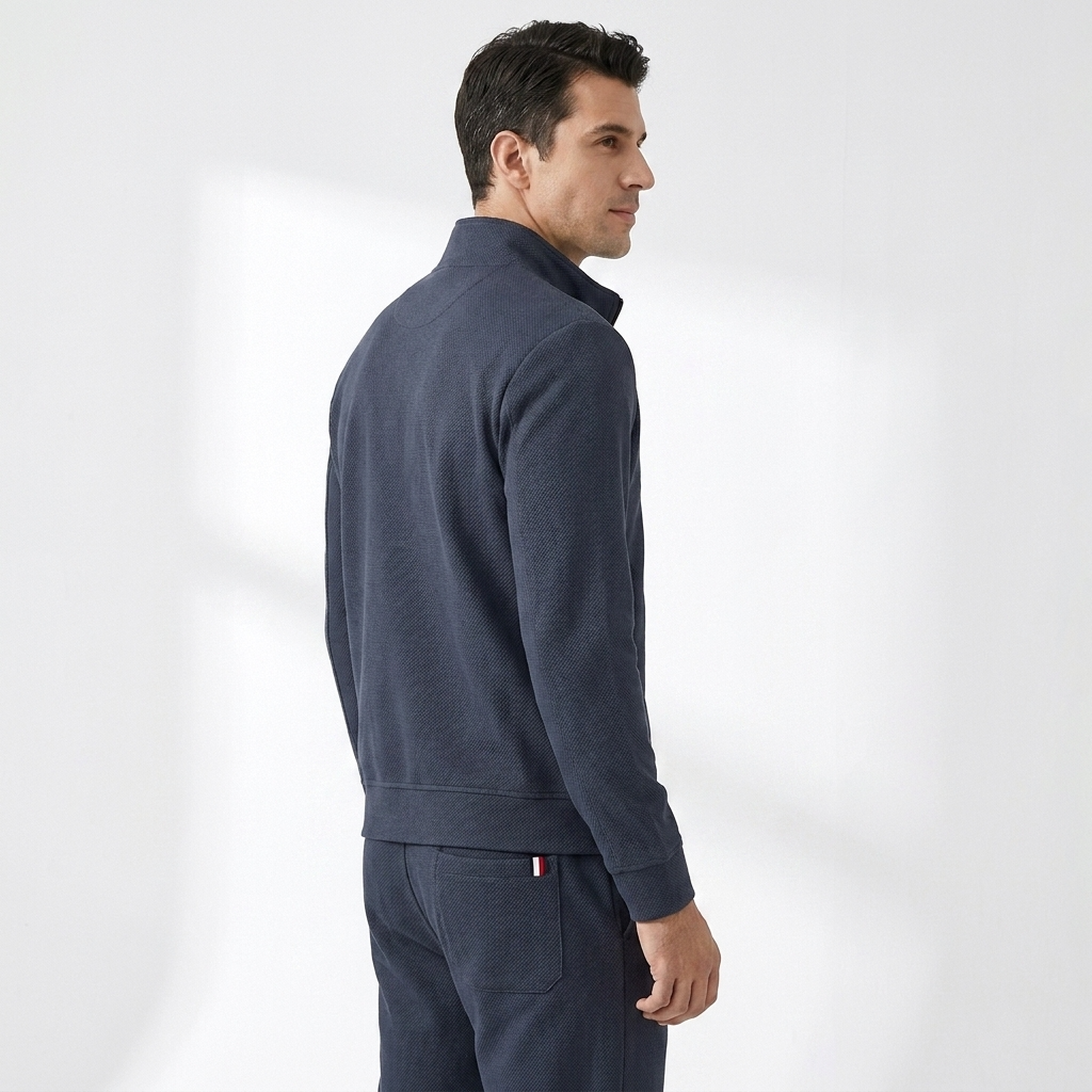 Garrison Zip-Up Stand Collar Tracksuit – view 3