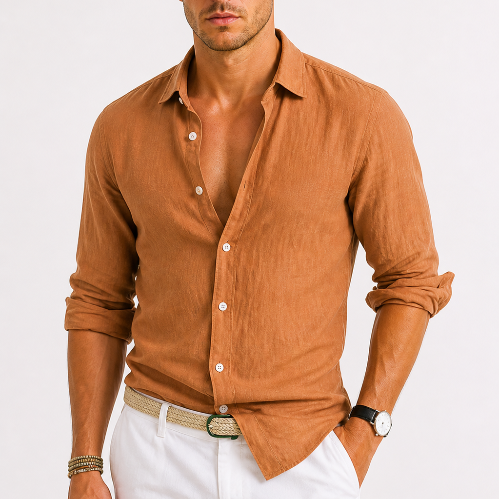 Geneva Linen Long Sleeve Shirt – view 13