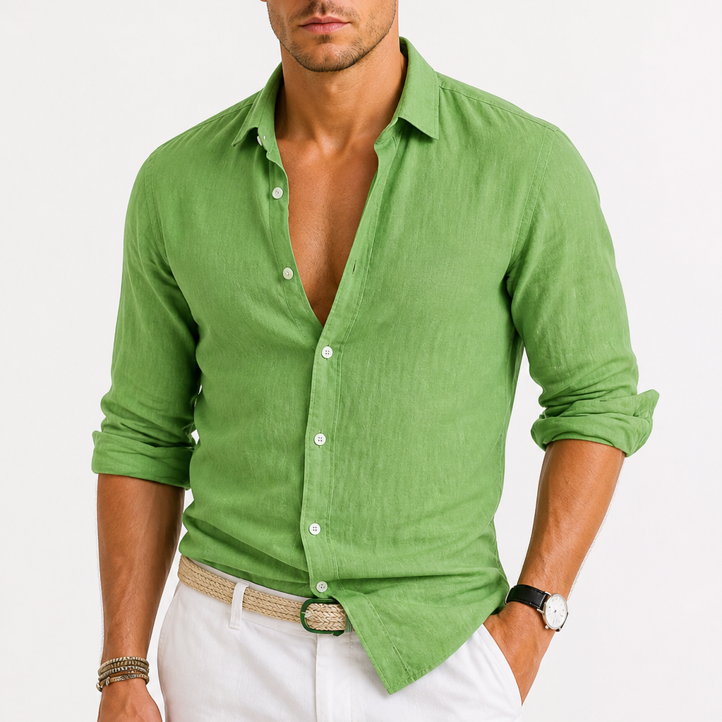 Geneva Linen Long Sleeve Shirt – view 15