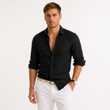 Geneva Linen Long Sleeve Shirt – view 2