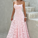 Genevieve Floral Lace Maxi Dress – view 10