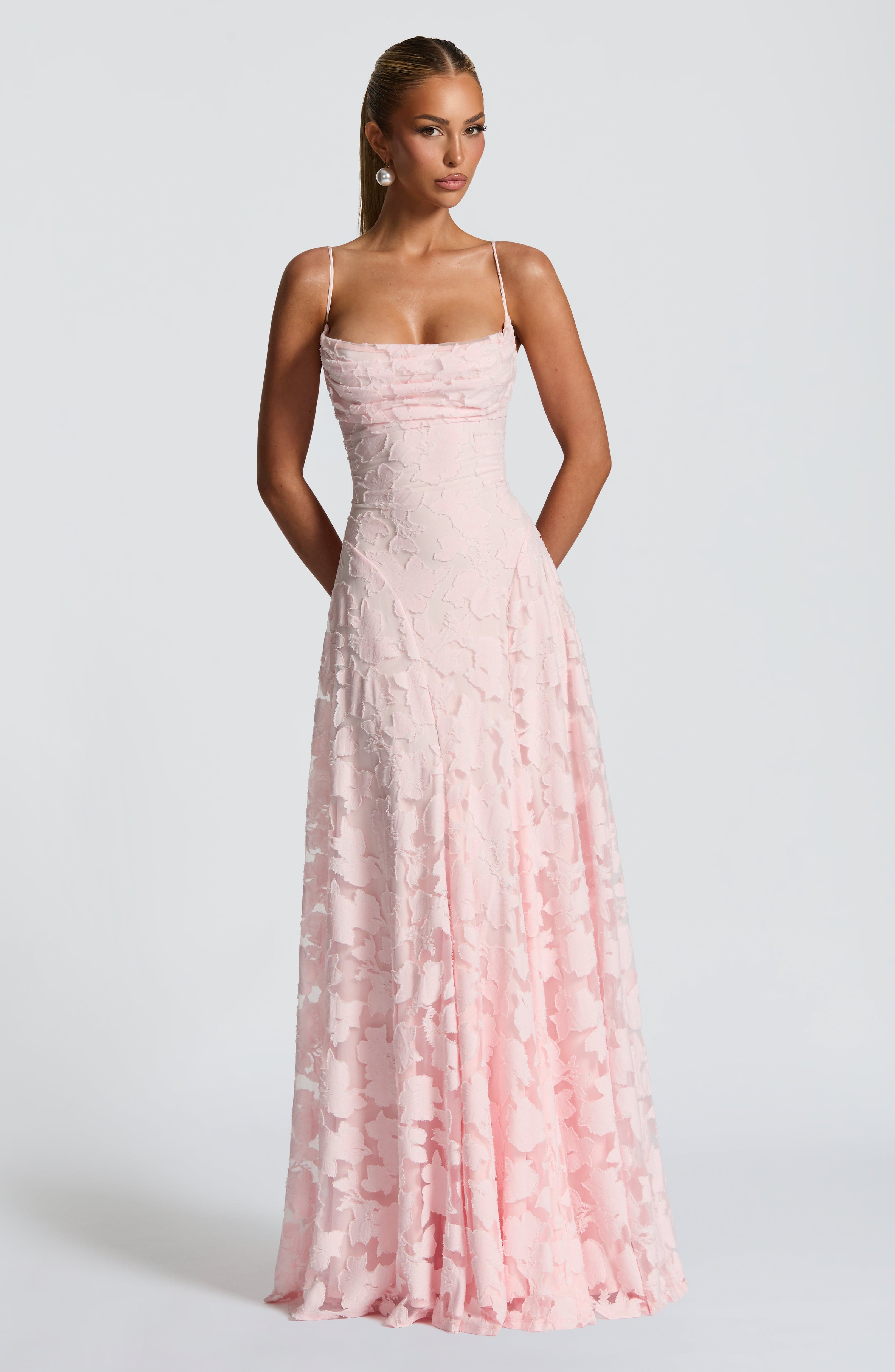 Genevieve Floral Lace Maxi Dress – view 11