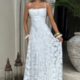 Genevieve Floral Lace Maxi Dress – view 13