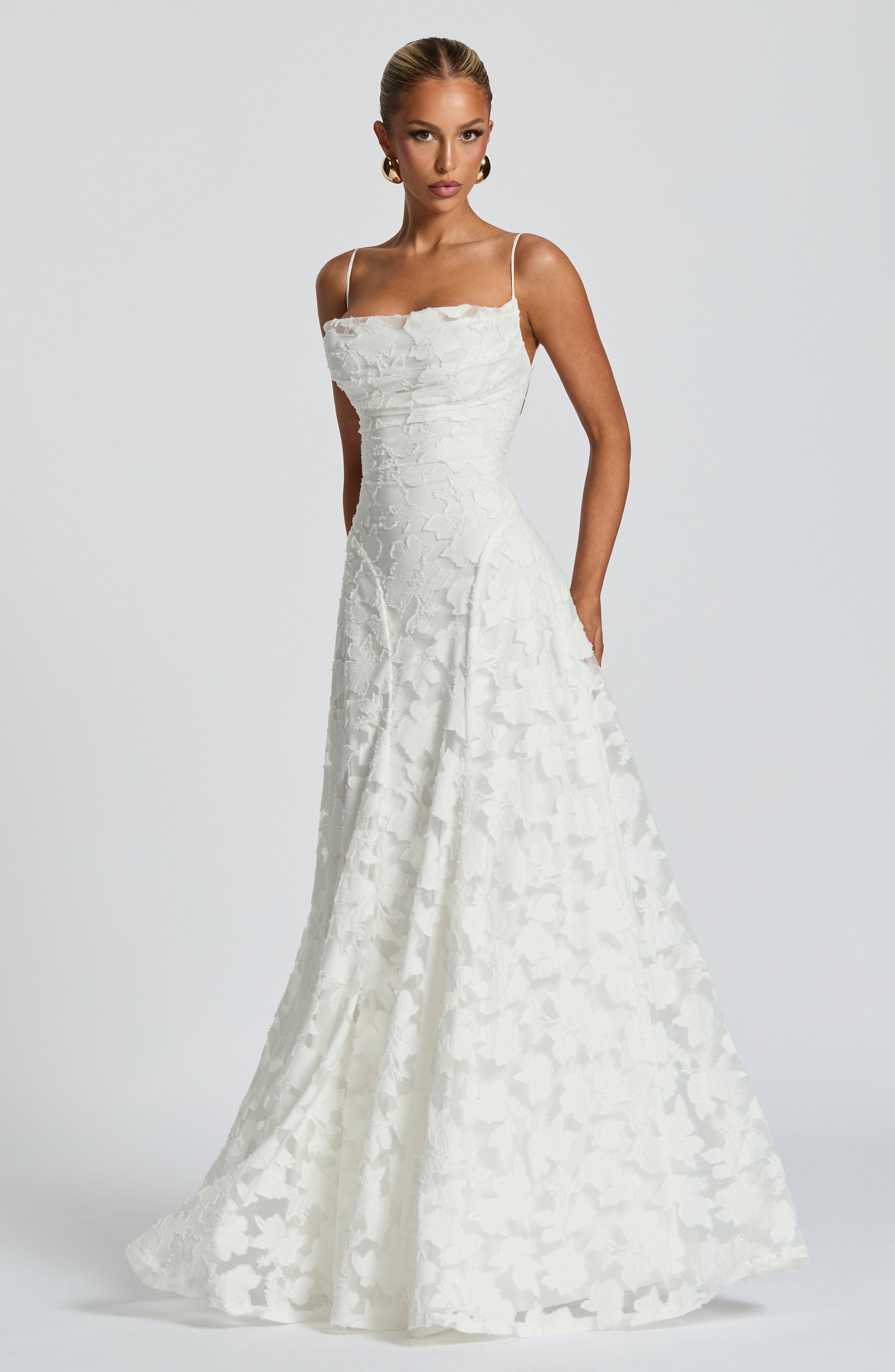 Genevieve Floral Lace Maxi Dress – view 14