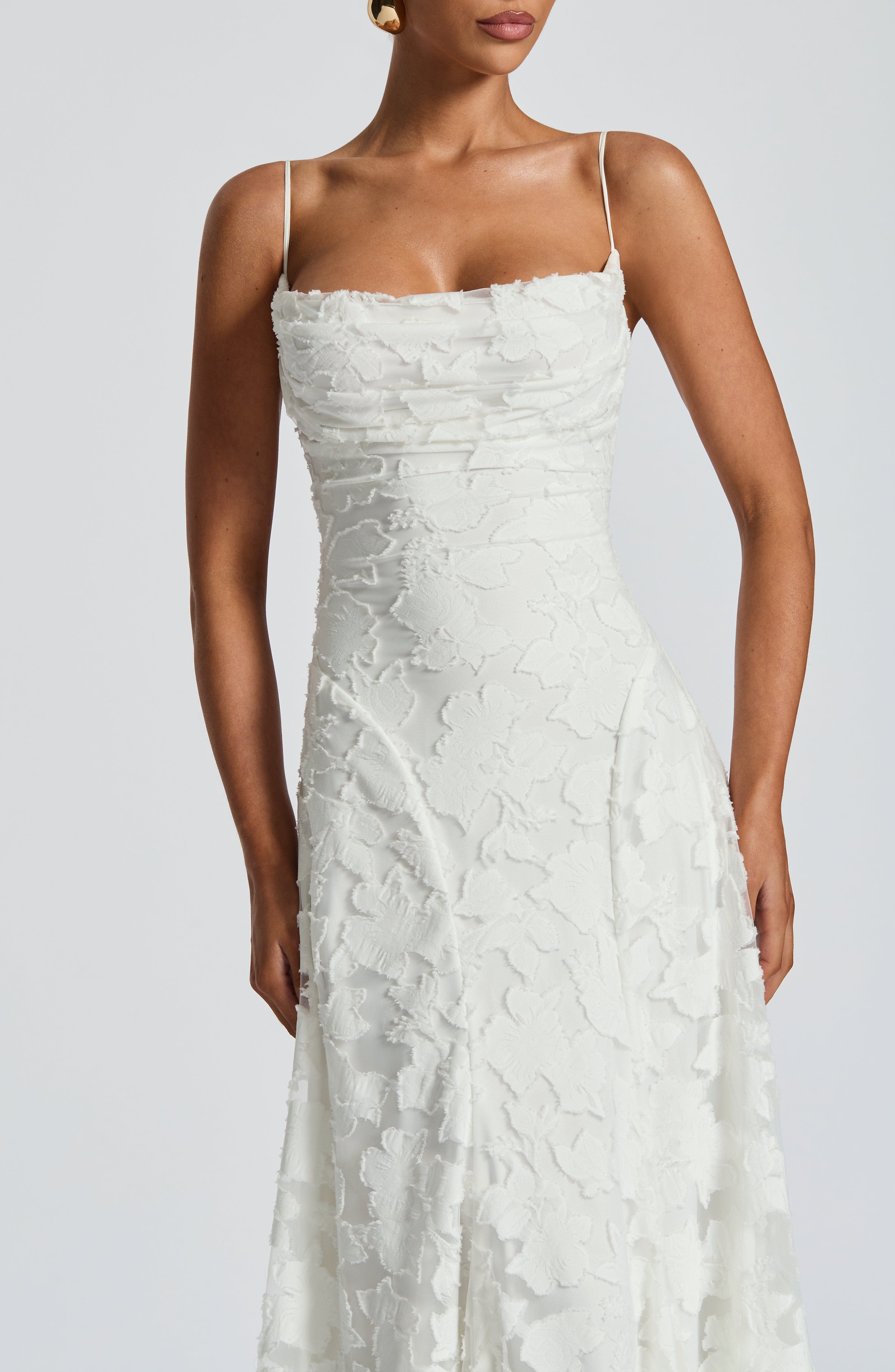 Genevieve Floral Lace Maxi Dress – view 15