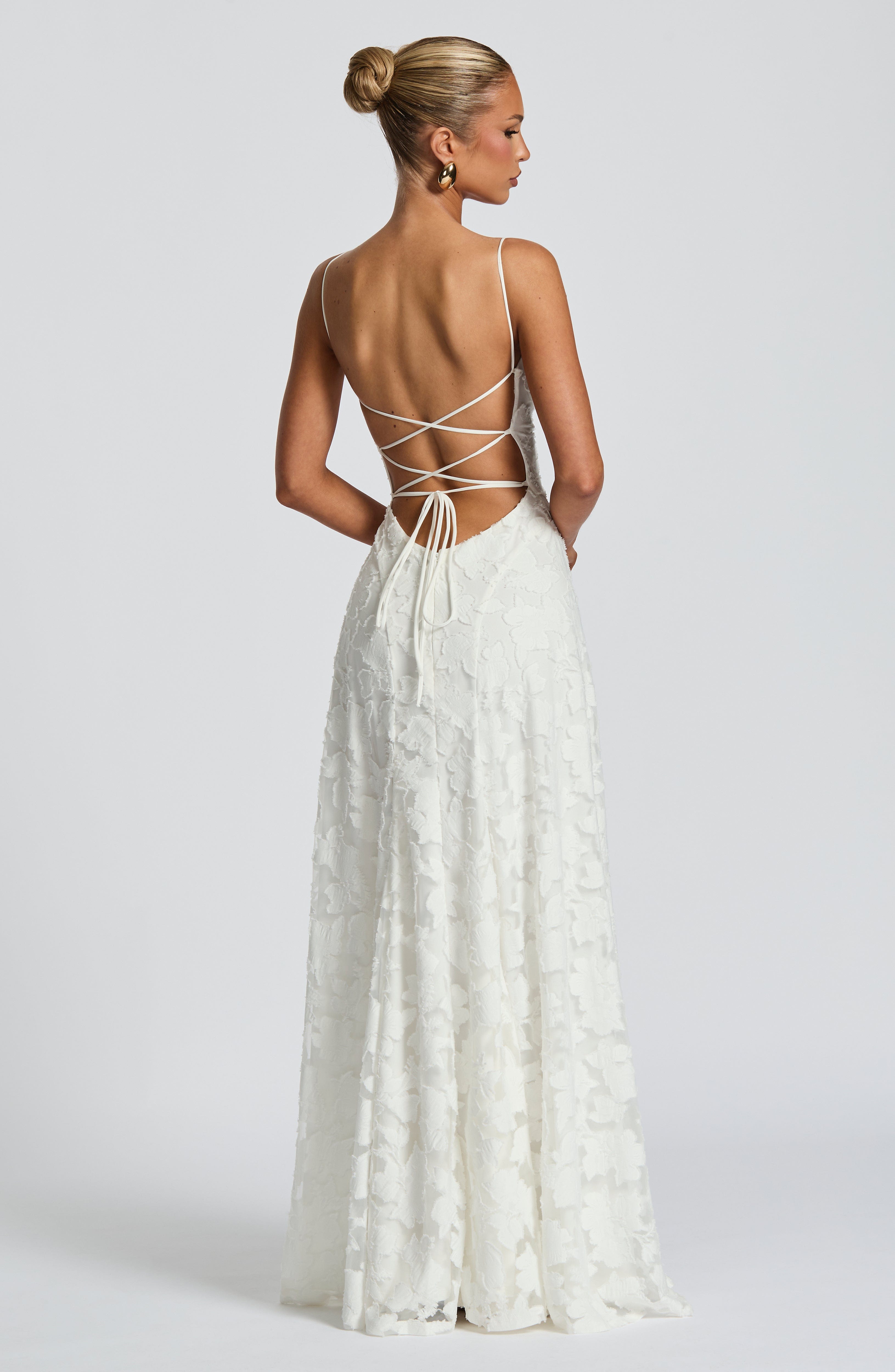 Genevieve Floral Lace Maxi Dress – view 18