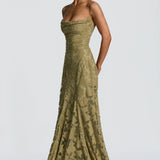 Genevieve Floral Lace Maxi Dress – view 19