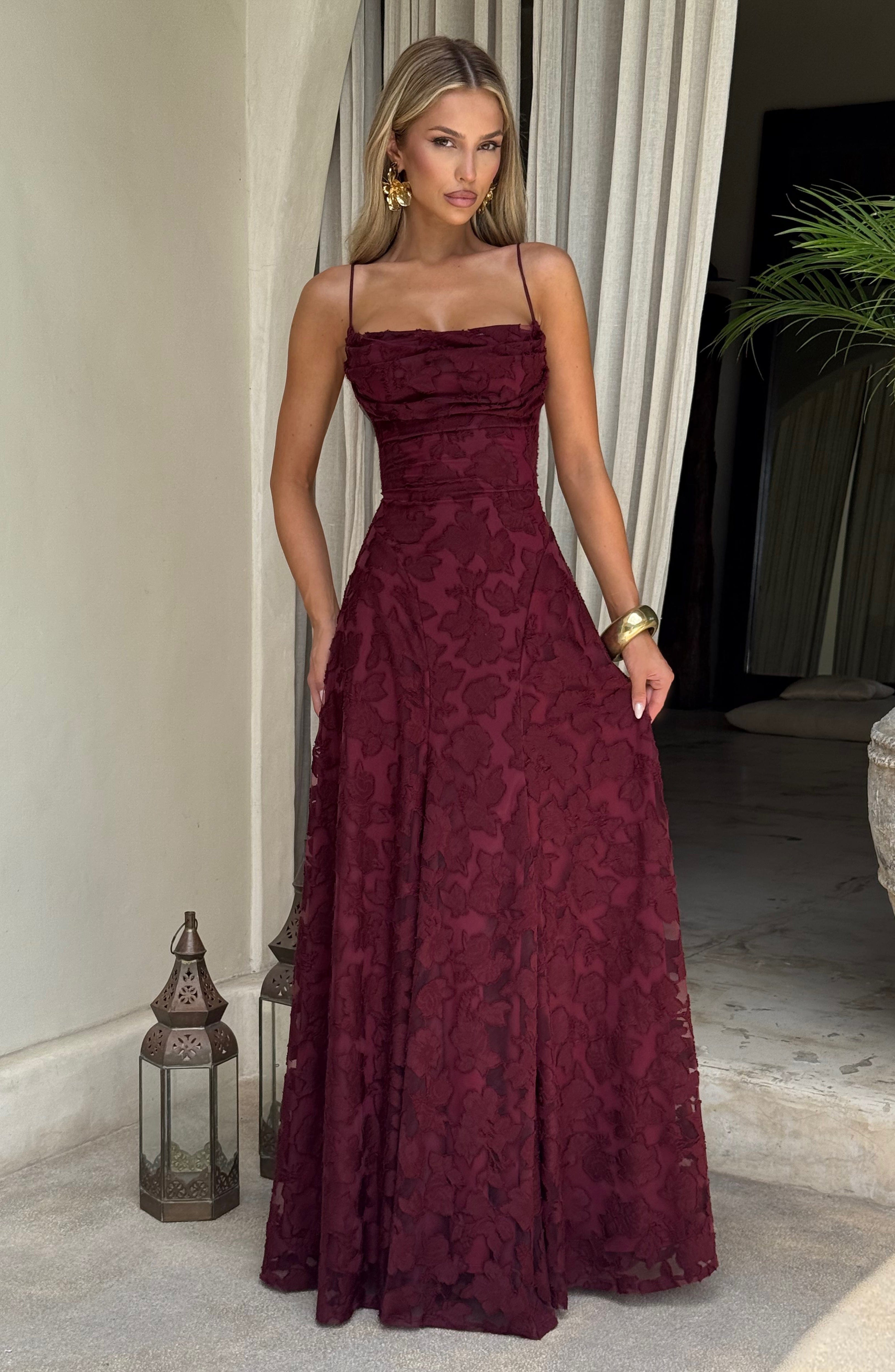 Genevieve Floral Lace Maxi Dress – view 2
