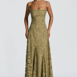 Genevieve Floral Lace Maxi Dress – view 20