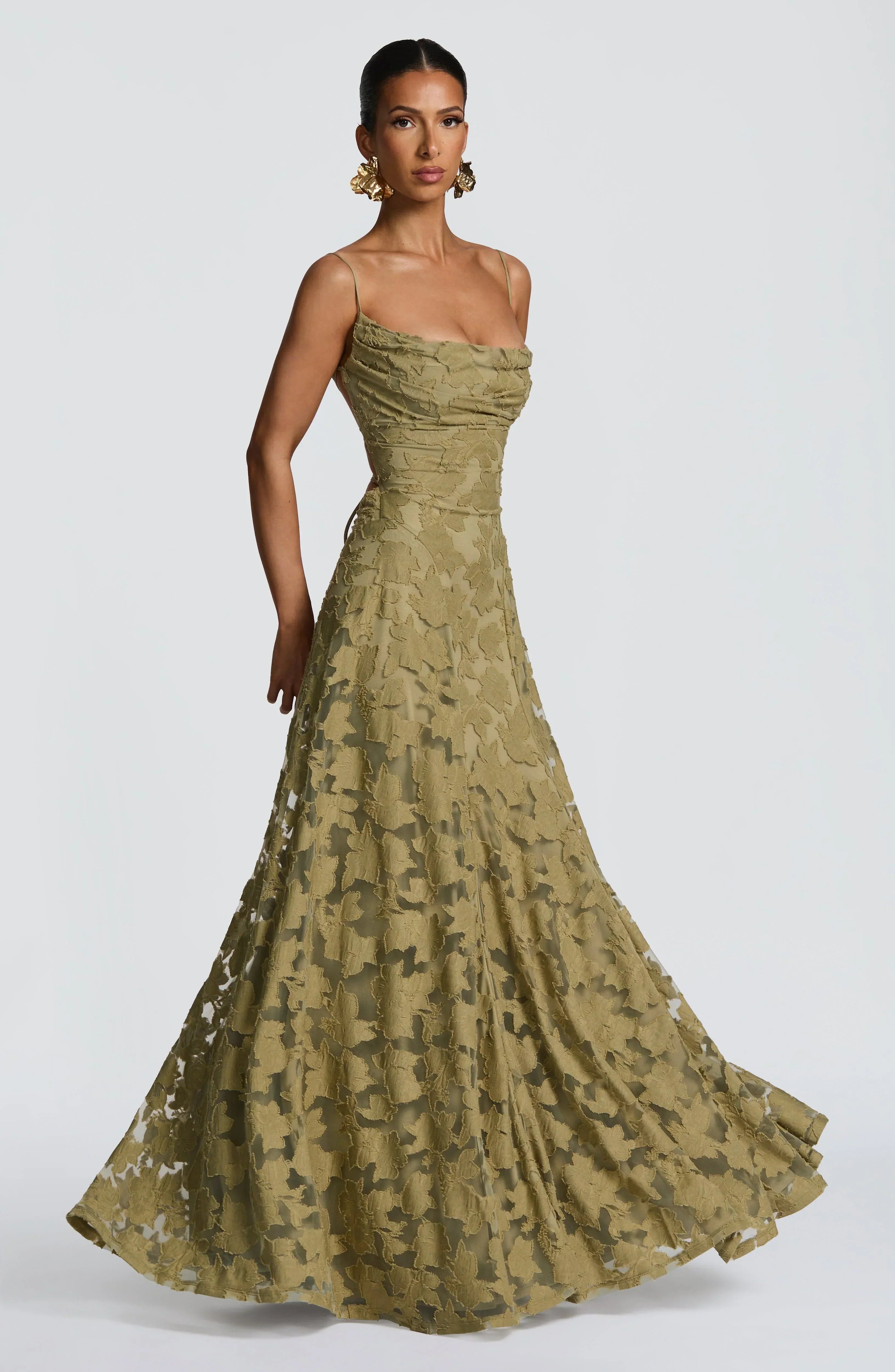 Genevieve Floral Lace Maxi Dress – view 21