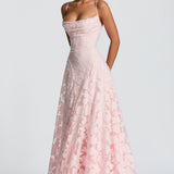 Genevieve Floral Lace Maxi Dress – view 7
