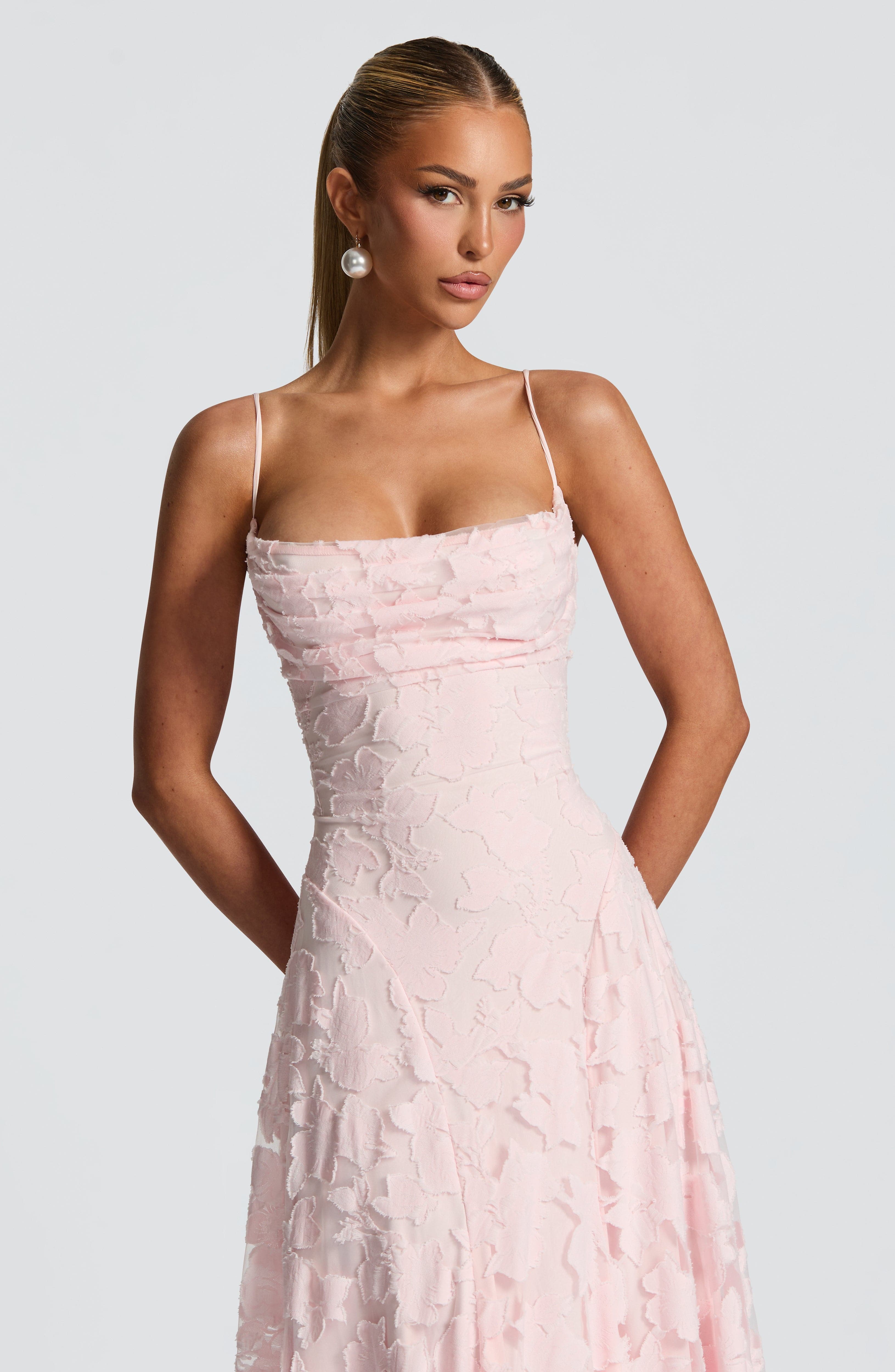 Genevieve Floral Lace Maxi Dress – view 8