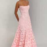 Genevieve Floral Lace Maxi Dress – view 9