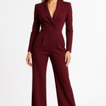 Georgia Wrap Long Sleeve Jumpsuit – view 1