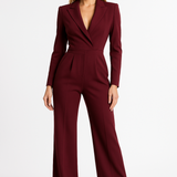 Georgia Wrap Long Sleeve Jumpsuit – view 1
