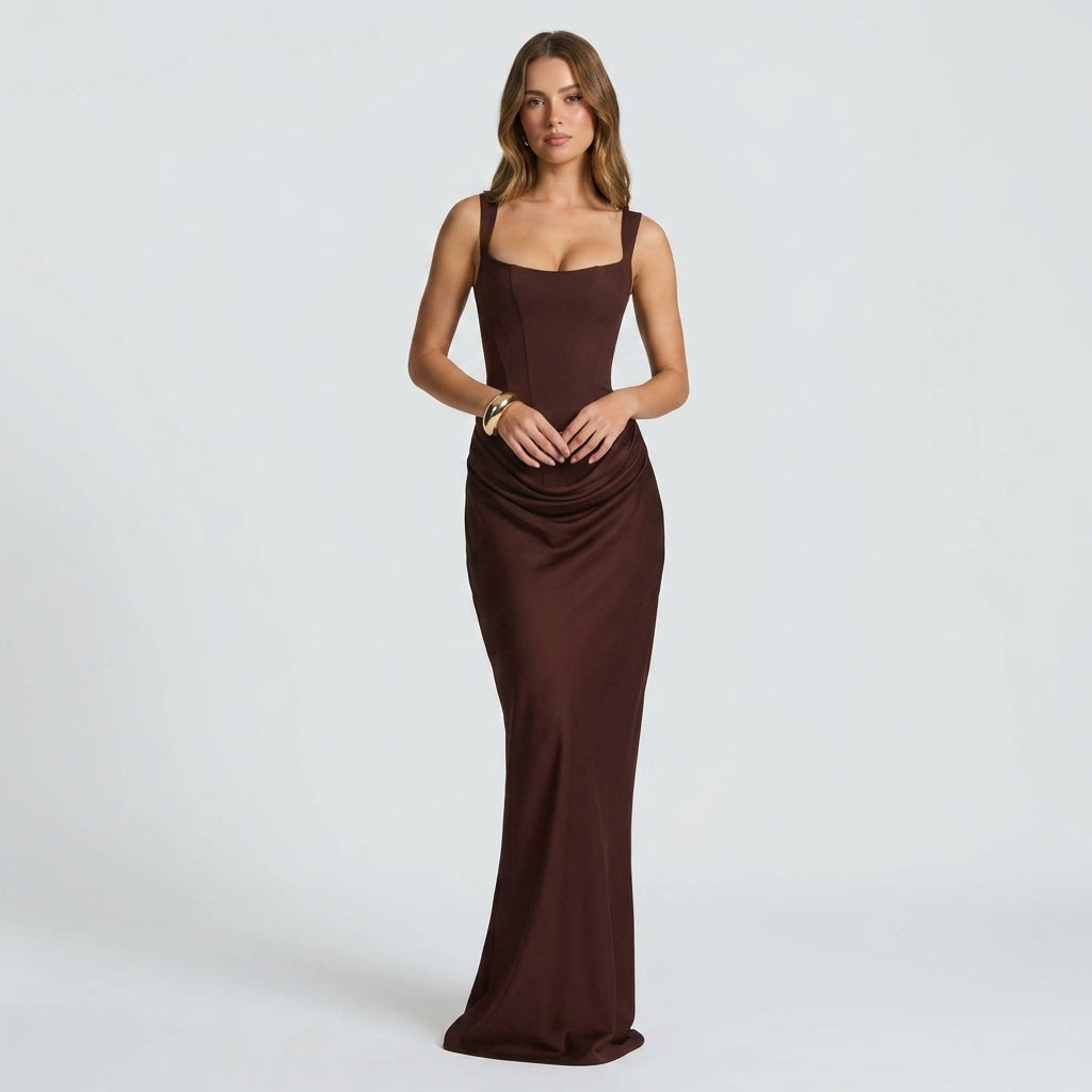 Giselle Square Neck Maxi Dress – view 2