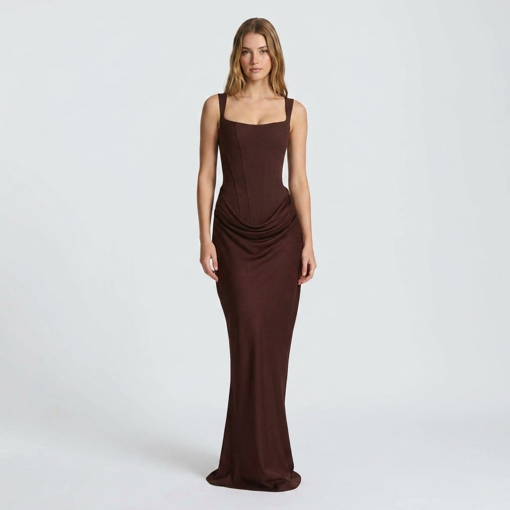 Giselle Square Neck Maxi Dress – view 3