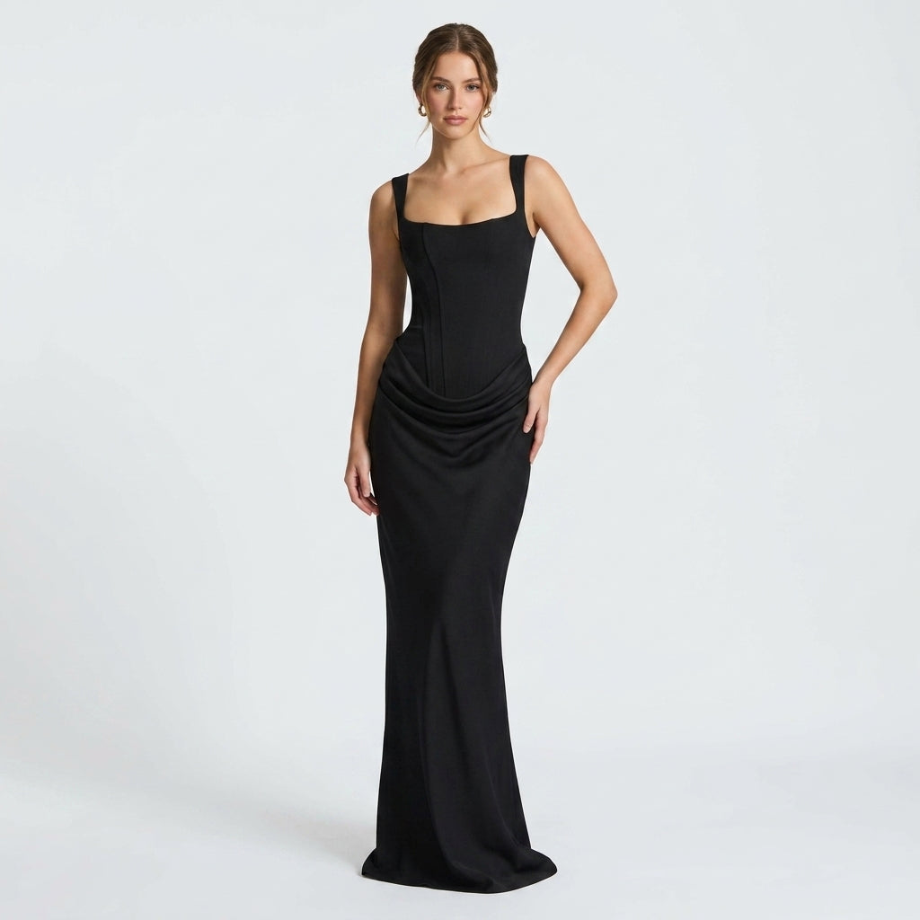 Giselle Square Neck Maxi Dress – view 4