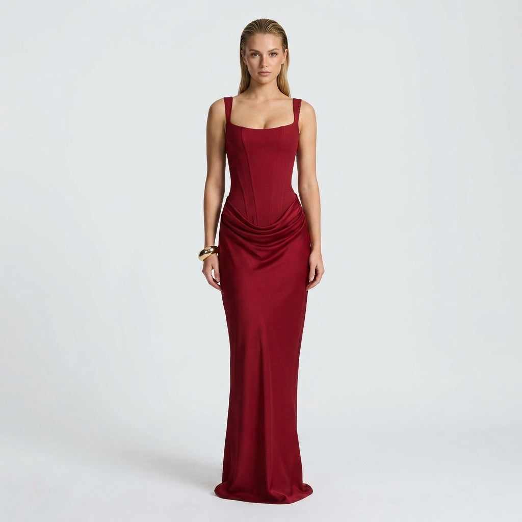 Giselle Square Neck Maxi Dress – view 5