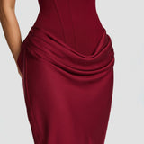 Giselle Square Neck Maxi Dress – view 7