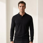 Grayson Merino Polo Sweater – view 1