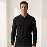 Grayson Merino Polo Sweater – view 1