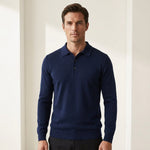 Grayson Merino Polo Sweater – view 2