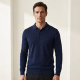 Grayson Merino Polo Sweater – view 2