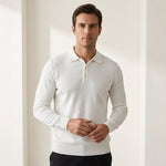 Grayson Merino Polo Sweater – view 5