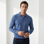 Grayson Merino Polo Sweater – view 7