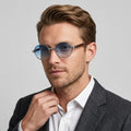 Lacey & Brooks | Halston Round Metal Sunglasses