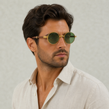 Halston Round Metal Sunglasses – view 2