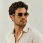 Halston Round Metal Sunglasses – view 3