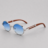 Halston Round Metal Sunglasses – view 6